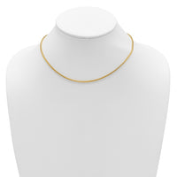 Load image into Gallery viewer, 14K 2.1mm D/C Open Franco 1in+1in Adjustable Chain
