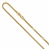 14K 2.1mm D/C Open Franco 1in+1in Adjustable Chain