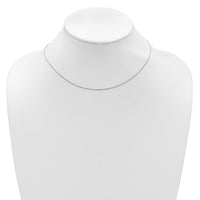 Load image into Gallery viewer, 14K White Gold .65mm D/C Spiga 1in+1in Adjustable Chain
