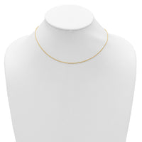 Load image into Gallery viewer, 14K 1mm D/C Spiga 1in+1in Adjustable Chain
