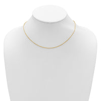 Load image into Gallery viewer, 14K 1.4mm Flat Cable 1in+1in Adjustable Chain
