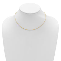 Load image into Gallery viewer, 14K 1.7mm Flat Cable 1in+1in Adjustable Chain
