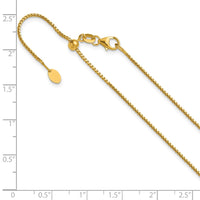 Load image into Gallery viewer, 14K Adjustable 1.1mm Franco Chain
