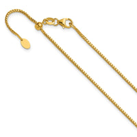 Load image into Gallery viewer, 14K Adjustable 1.25mm Franco Chain
