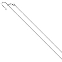 Load image into Gallery viewer, 14K White Gold Adjustable 1.25mm Franco Chain
