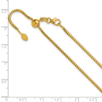Load image into Gallery viewer, 14K Adjustable 1.5mm Franco Chain
