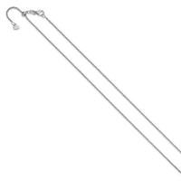 Load image into Gallery viewer, 14K White Gold Adjustable 1.4mm Round Cable Chain
