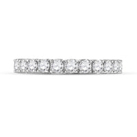 Load image into Gallery viewer, 14kt White Gold Womens Round Diamond Eternity Wedding Band 2 Cttw
