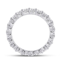 Load image into Gallery viewer, 14kt White Gold Womens Round Diamond Classic Eternity Ring 2-1/3 Cttw
