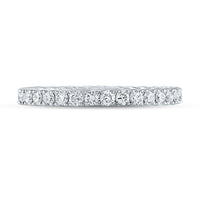 Load image into Gallery viewer, 14kt White Gold Womens Round Diamond Eternity Wedding Band 1 Cttw Size 6
