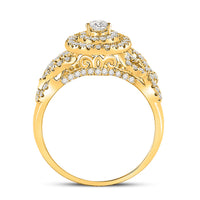 Load image into Gallery viewer, 14kt Yellow Gold Pear Diamond Solitaire Bridal Wedding Engagement Ring 1 Cttw
