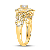 Load image into Gallery viewer, 14kt Yellow Gold Pear Diamond Solitaire Bridal Wedding Engagement Ring 1 Cttw
