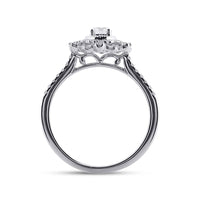 Load image into Gallery viewer, 14kt White Gold Round Diamond Bridal Wedding Ring Band Set 1 Cttw
