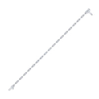 Load image into Gallery viewer, 14kt White Gold Womens Round Diamond Fashion Bracelet 2 Cttw
