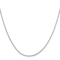 Load image into Gallery viewer, 14K White Gold .9mm Round Snake Chain
