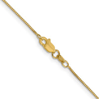 Load image into Gallery viewer, 14K .7mm Box with Lobster Clasp Chain
