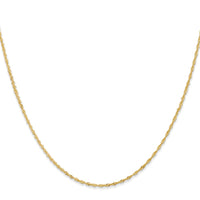 Load image into Gallery viewer, 14K 1mm Singapore with Lobster Clasp Chain
