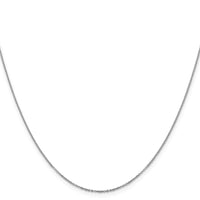 Load image into Gallery viewer, 14K White Gold 1.1mm Flat Cable Chain
