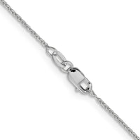 Load image into Gallery viewer, 14K White Gold 1.1mm Flat Cable Chain
