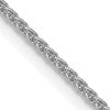 14K White Gold 1.0mm Spiga Chain