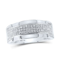 Load image into Gallery viewer, Sterling Silver His Hers Round Diamond Heart Matching Wedding Set 7/8 Cttw
