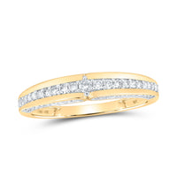 Load image into Gallery viewer, 10kt Yellow Gold His Hers Round Diamond Halo Matching Wedding Set 1-3/4 Cttw
