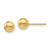 14K Polished 5mm Ball Post Earrings