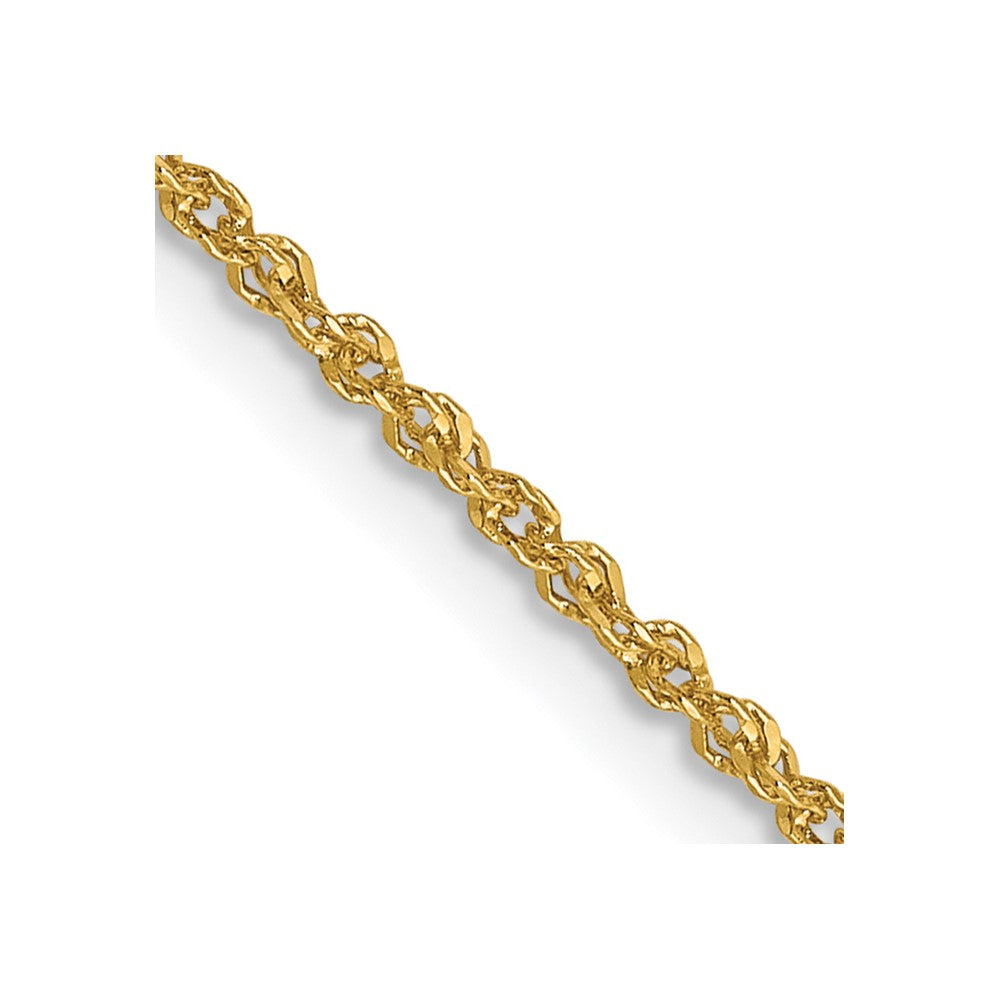 14K 1.3mm Sparkle Singapore Chain