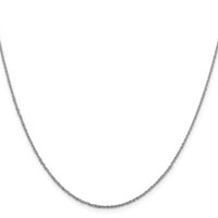Load image into Gallery viewer, 14K White Gold 1.3mm Sparkle Singapore Chain
