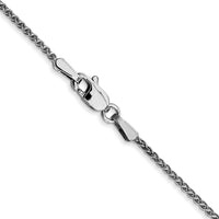 Load image into Gallery viewer, 14K White Gold 1.2mm Spiga Chain
