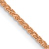 14K Rose Gold 1.2mm Spiga Chain