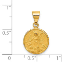 Load image into Gallery viewer, 18k Guardian Angel Medal Pendant
