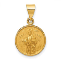 Load image into Gallery viewer, 18K Saint Jude Thaddeus Medal Pendant
