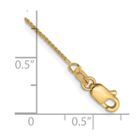 Load image into Gallery viewer, 14K .8mm Spiga Chain Anklet
