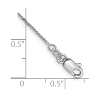 Load image into Gallery viewer, 14K White Gold .8mm Spiga Chain Anklet
