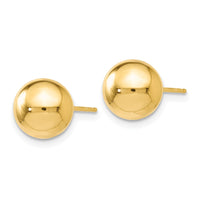 Load image into Gallery viewer, 14K Polished 8mm Ball Post Earrings
