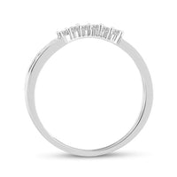Load image into Gallery viewer, 14kt White Gold Marquise Diamond Bridal Wedding Ring Band Set 1/2 Cttw
