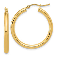Load image into Gallery viewer, 14K Polished 3mm Hoop Earrings
