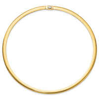 Load image into Gallery viewer, 14K 6mm Two-tone Reversible Omega Necklace
