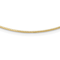 Load image into Gallery viewer, 14K 1.2mm Omega Necklace Detachable clasp Omega Necklace
