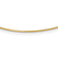 Load image into Gallery viewer, 14K 1.2mm Detachable Clasp Omega Necklace
