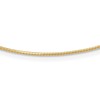 14K 1.2mm Detachable Clasp Omega Necklace