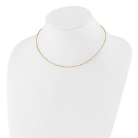 Load image into Gallery viewer, 14K 1MM Round Detachable clasp Omega Necklace
