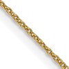 14K .8mm Round Cable Chain