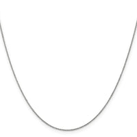 Load image into Gallery viewer, 14K White Gold .8mm Round Cable Chain
