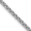 14K White Gold 2.1mm Spiga Chain