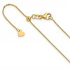 14K Adjustable 1.2mm Flat Cable Chain