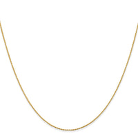 Load image into Gallery viewer, 14K .8mm D/C Wheat Chain
