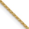 14K .8mm D/C Wheat Chain
