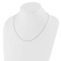 Load image into Gallery viewer, 14K White Gold Adjustable 1.2mm D/C Rope Chain
